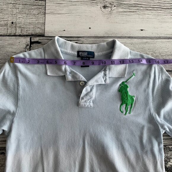 Polo Ralph Lauren Vintage 80s 90s Big Pony Tie Dye Polo Shirt - Picture 12 of 12